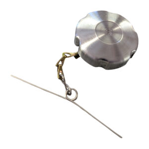 1/4 turn Vented Gas Cap with Tether for Spun Aluminum Gas Tank