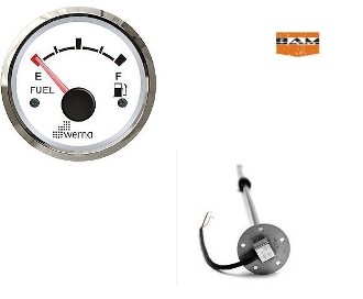 A picture of some gauges and wires.