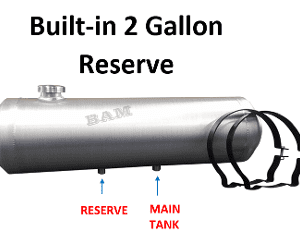 A picture of the bottom part of a tank.