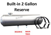 8 Inch Tanks with Built-in 2 Gallon Reserve