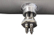 A close up of the side view of a pipe.