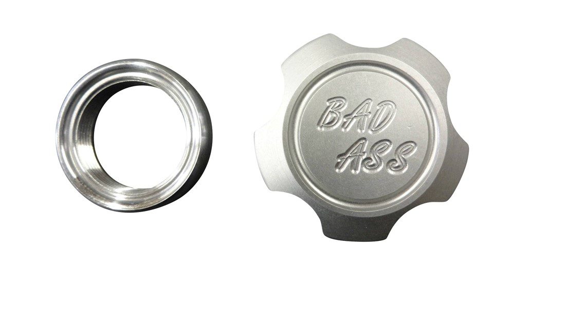 DIY Aluminum Custom Oil Tank Kit – 5 inch Domed end caps, Chopper, Bobber, -Badass cap - Image 4